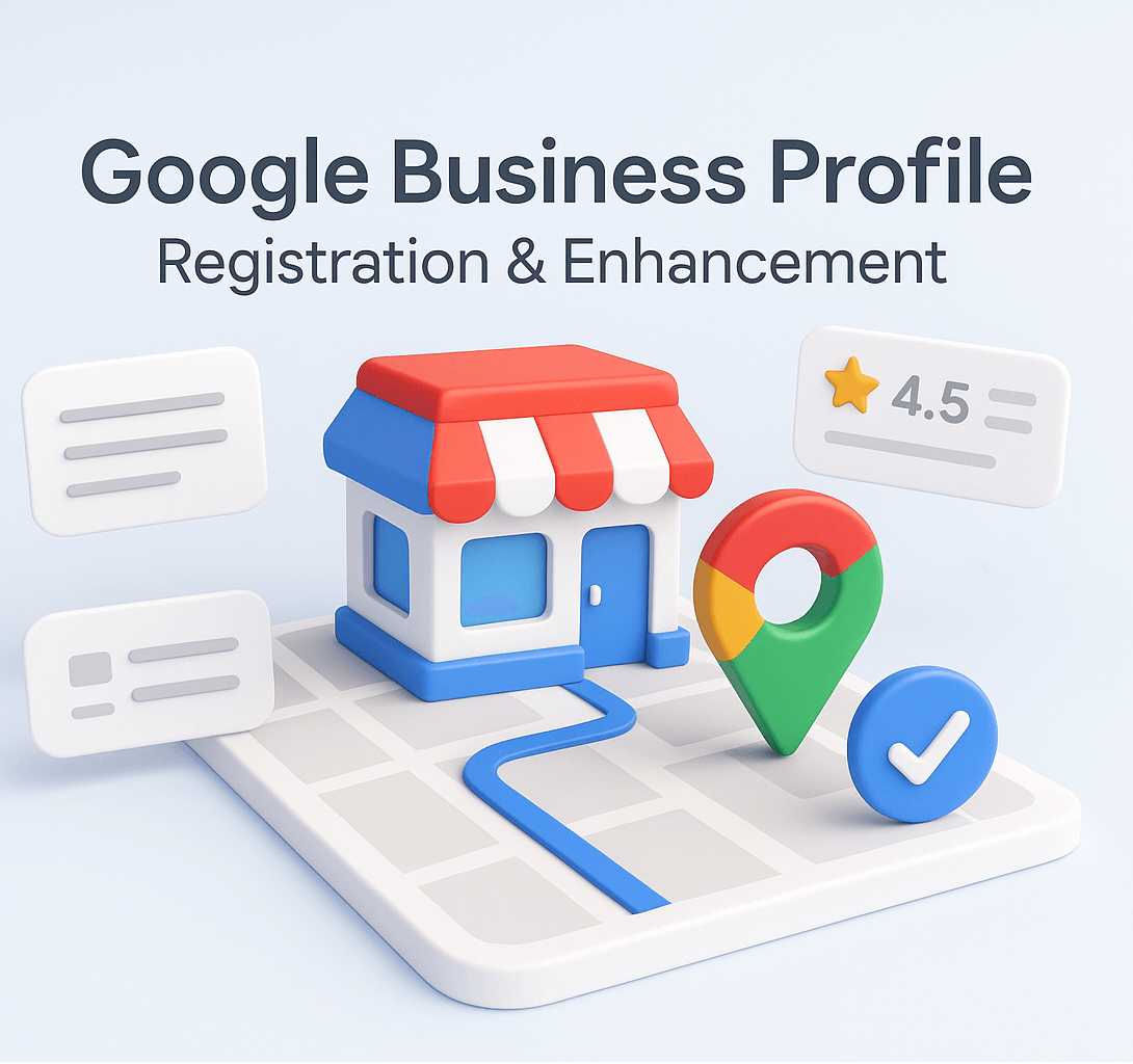Illustration for Google Business Profile Optimization Services